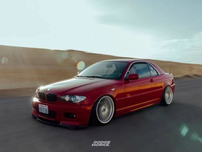 BMW E46 aimgain shows charm by sticking to the ground